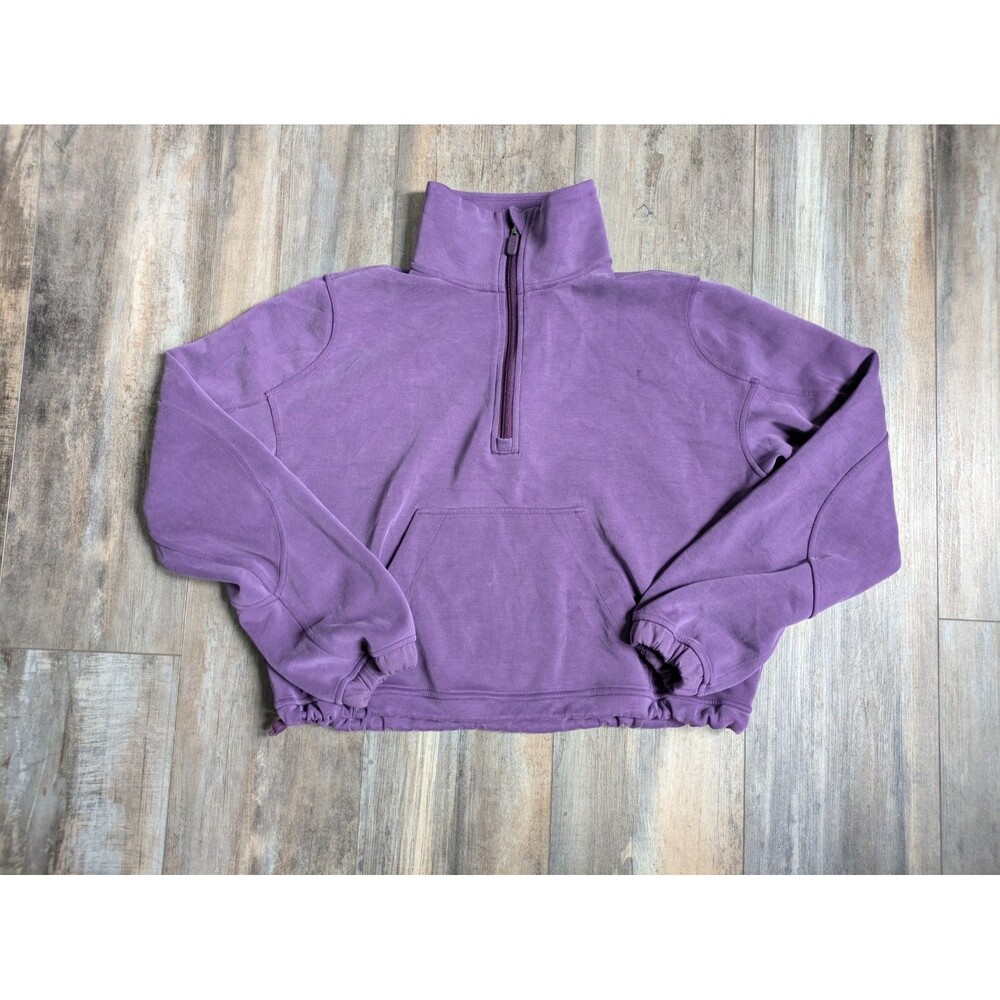 lululemon athletica Purple Half-Zip Sweatshirt